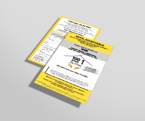 flyer 100pour1