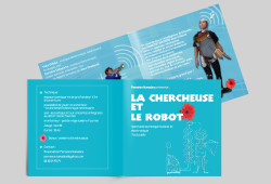 flyer le robot et la chercheuse